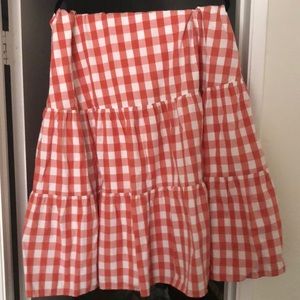 GAP gingham skirt